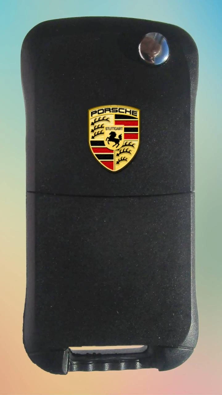Chave para comando retrátil Porsche Cayenne 3 botões